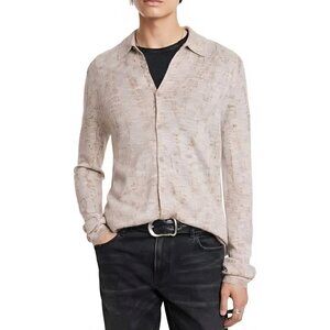 New‎ John Varvatos - M Men's Caravaggio Sweater, Snow Heather $500
